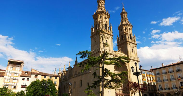 La majestuosa Concatedral de Santa María en Logroño