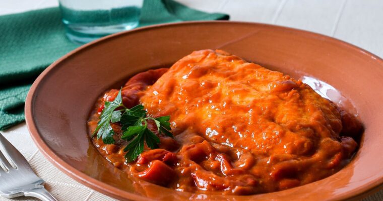 receta de Bacalao a la riojana